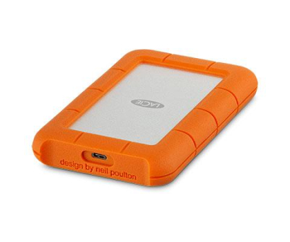 Dysk zewnętrzny LaCie Rugged 1TB USB 3.2 Gen. 1 Pomarańczowo-Szary